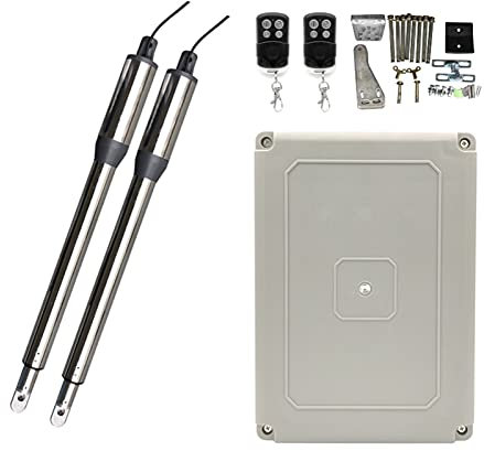 300KG Automatic Electric Double Leaf Swing Door Opener Swing Gate Actuator Operator Arms Drive Courtyard Garage Access Control for Swing Gates