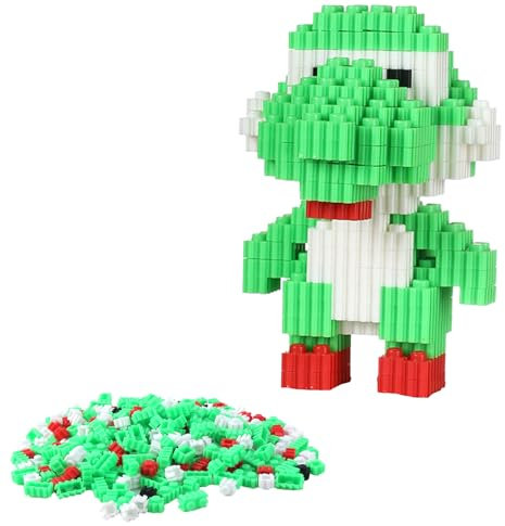 Micro Building Blocks Puzzle Super Blocks Building Kit Toy Cartoon Kinder pädagogisches Spielzeug Puzzle Eltern-Kind Lernspielzeug Interaktionsspielzeug Dekompressionsgeschenk Cartoon Building Blocks