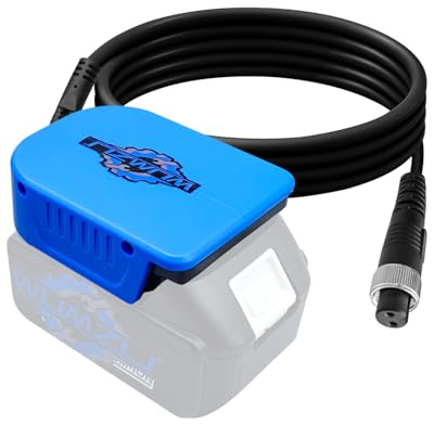 Fishing Reel Battery Adapter Compatible with Makita 18V Battery Fit for Daiwa 14.4V Series BM2000 BM2000II BM2300 BM2500 BM2900 BM2300C LB3100C LB3100N Shimano BeastMaster 9000 Electric Fishing Reel