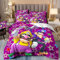 BEDDINGPW Mario Bettwäsche Set,3D Mario Print Betten Set für Mädchen Jungen für Mädchen Jungen 3 Teilig Sets und Kissenbezug mit Reißverschluss (Style 15,Single(135x200 cm))