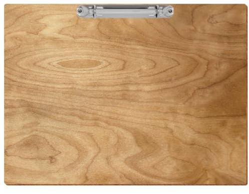 Bütic Holz Ringbuchbrett farbig - für DIN A3 A4 A5 aus 3mm Birkensperrholz und mit widerstandsfähigem Klarlack versiegelt