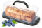 Ohuhu Kuchen Transportbox Rechteckig, Kastenkuchen Transportbox mit Deckeln und Tragegriff, Kuchentransportbox für 33 x 13 x 9.5 cm Kastenkuchen, Tortentransportbox Kastenform, Tolle Geschenke