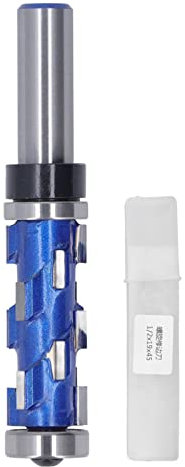 Nutriess Spiral Flush Trim Router Bit 1/2x19x45mm du Al Bearing Rund Shank Cutter ideal für präzise Holzbearbeitungsprojekte und verbesserte Schnittleistung