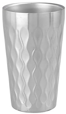 Qsvbeeqj Taza de café de acero inoxidable, copas de vino, cerveza, té, tazas de café con aislamiento de doble pared, tazas de café de doble fondo, vasos