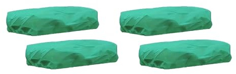 4 Stück Blumenkasten-Schutzabdeckungen, Frostschutzabdeckung für Pflanzen, Rechteckige Pflanzkastenabdeckung, Frostschutz Hauben mit Kordelzug,Winter Pflanzenschutzsack Frostschutz (80 x 60 x 40 cm)