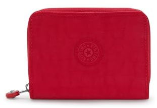 Kipling Damen Money Love Geldbörse, rubinrot, 3.75L x 5H x 1D
