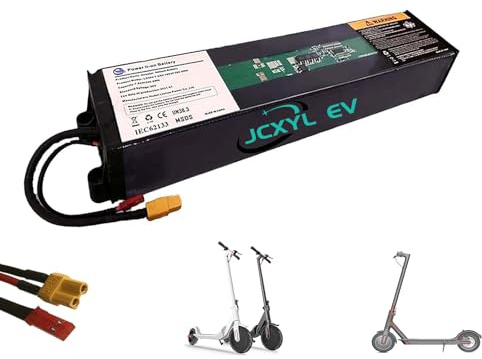 JCXYL EV 36V 6Ah 7,5Ah 7,8Ah 8,7Ah Elektroroller-Akku 36 Volt, integriertes BMS, Ersatzakku für M365-Roller mit XT30- und JST-Anschluss,36v,8.7Ah