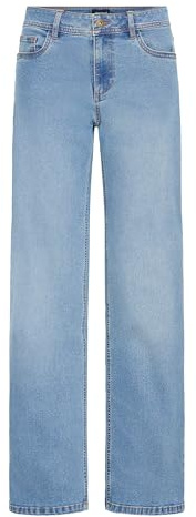 OXMO OXHelle Damen Jeanshose Straight-Fit-Jeans Hose