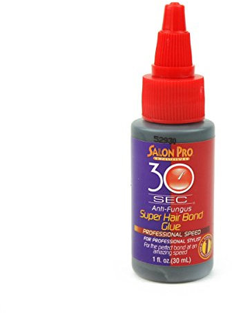 SalonPro Colle cheveux 30 secondes 30 ml Transparent Vaporisateur pour Cheveu Séchage rapide 30 secondes