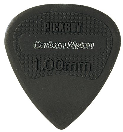 Pickboy Kante, scharfe Spitze, Carbon/Nylon, 1,00 mm, 10 Plektren.