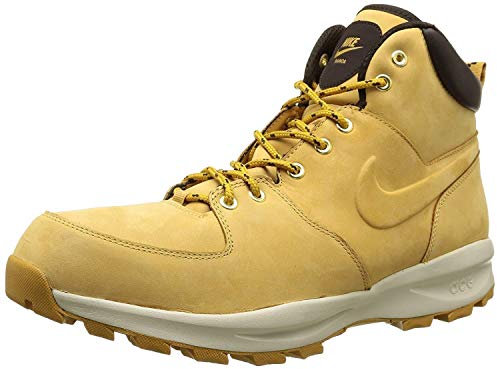 Nike 454350 700 Manoa Leather Herren Sportschuhe/Wandern, Multicolore - Amarillo / Marrón (Haystack / Haystack-Velvet Brown), 6