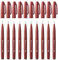 Pentel SES15C-E - Brush Sign Pen Faserschreiber, 10 Stück, braun