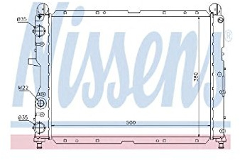 Nissens 60024 Radiator, engine cooling
