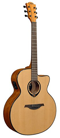 LAG T66JCE TRAMONTANE JUMBO NATURAL Elektroakustische Gitarren Folk Elektro-Akustik
