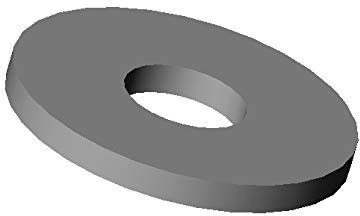 ajile Unterlegscheiben, 100 Stück, standardgröße, Nylon, für M6-Schrauben aus Polyamid-Kunststoff PA6.6, Isolierung RMO006-L