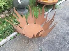 Patine, décoration de jardin, feu PO2452 Vasque Bougies 60 cm Rond