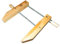Dubuque Clamp Works Made in USA Wood Hand Screw Clamp 14 inch Hard Maple jaw