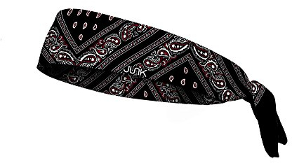 JUNK Brands Unisex-Erwachsene FT Novarupta Flex Tie Stirnband, Schwarz