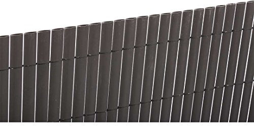 CAÑIZO PVC Doble Cara 20 MM Antracita 1,5X3 M