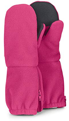 Sterntaler Stulpen-Handschuhe mit Reißverschluss, Alter: 12-18 Monate, Größe: 1, Magenta