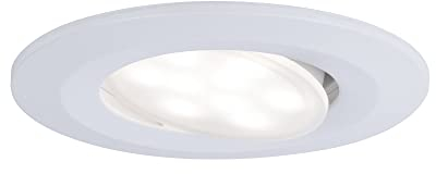 Paulmann 99926 Einbauleuchte LED Calla rund 1x6W Weiß matt schwenkbar