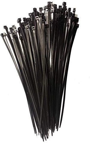 UV-beständige Kabelbinder 290mm Schwarz 100Stck. | Premiumqualität von PC24 Shop & Service