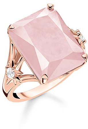 THOMAS SABO Damen Ring 925 Sterlingsilber, 750 Roségold Vergoldung TR2261-417-9