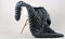 Comfy Tex HAND MADE WOOL CHUNKY CABLE KNIT HAND-WOVEN SOFA BED CHAIR BLANKET THROW (Charcoal Grey)