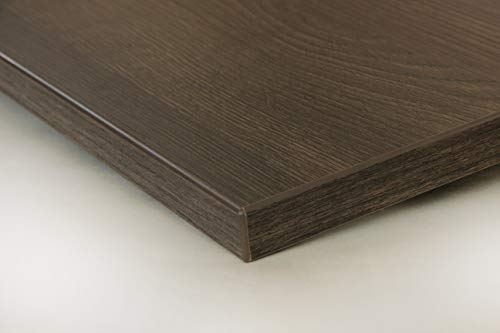 Schreibtischplatte 180x80 aus Holz DIY Schreibtisch direkt vom Hersteller vielseitig einsetzbar - Tischplatte Arbeitsplatte Werkbankplatte mit 125kg Belastbarkeit & Kratzfestigkeit - Noce Eiche