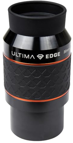 Celestron 93454 Ultima Edge 30mm Parfocal Ultra Flat Field Eyepiece Designed for 2 Focusers - Incredibly Crisp Views, Fully Multi-Coated Lens, Moulded Rubber Grip, Black