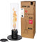 höfats - Spin 120 Schwarz - Tischkamin für Indoor und Outdoor - Tischfeuer, Windlicht, Gartenfackel und Bioethanolkamin aus Edelstahl