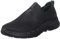 Skechers Men's Go Walk 6 Sneaker, Black Textile, 12 UK