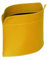 LIMAC Design GIUSY Zeitungsständer modern aus Leder, Zeitschriftensammler, Originaler Zeitungskorb, Bücherkorb, für Zuhause, Büro, Hotel, Hergestellt in Italien. (Gelb)