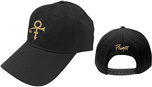 Prince Baseballkappe, Schwarz, Einheitsgröße