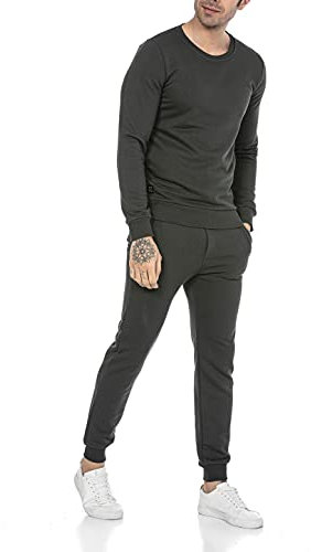 Redbridge Jogginganzug für Herren Jogger-Set Trainingsanzug Sweat Basic Khaki XL