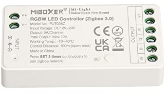 FUT038Z Zigbee Controller RGBW 12-24V 4 Kanal 4 x 3A