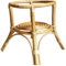 Fenteer Rattan-Pflanzenständer im Vintage-Stil aus Holz, handgewebter Blumenständer für Zimmerpflanzen