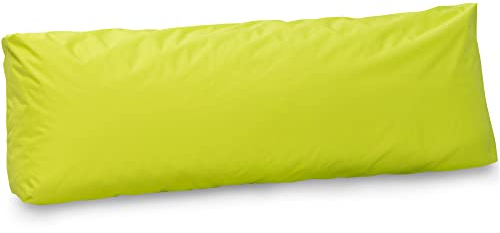 Spatium Jumbo XXL Palettenkissen Set abnehmbar Bezug wasserdicht gesteppt Palettenpolster Palettenauflage Palettensofa (Apfel Grün, Langes Rückenkissen 120x40x20)