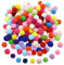 MIVAIUN 250 Stück Pompons, 25 mm Pompons zum Basteln Bunte Filzkugeln Packung, Bälle Flauschigen, Bunt Mini Pompons für Handwerk Herstellung, Hobby Bedarf und DIY Kreativen Dekorationen (Mehrfarbig)