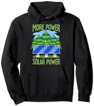 Panneau solaire photovoltaïque alternatif avec énergie renouvelable Sweat à Capuche
