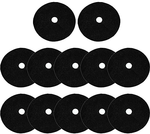 Baummulch für Ringe, 50,8 cm/61 cm, Baumschutzmatte, Vlies-Grasbekämpfungsmatten, Anti-Gras-Mulchmatte für Topfpflanzen, 52 cm, 12 Stück