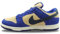Nike W Dunk Low Unisex-Basketballschuhe für Erwachsene, Blau, Größe 37,5 EU, blau, 37.5 EU