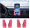 JNNJ 2PCS Selbstklebende Handy Wandhalterung, Selbstklebende Wandhalterung Handy Ladehalterung, Handyhalter Auto, Kompatibel mit Allen Mobiltelefonen(Rosa)