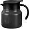 Jarra Térmica para Café, Tetera Aislada de 34oz/1L, Dispensador de Café con Aislamiento de Acero Inoxidable con Infusor de Té Extraíble(Negro)