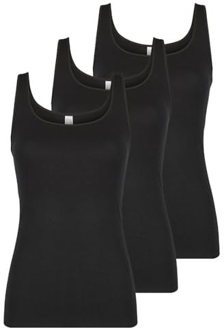 Nina von C. Damen Achselhemd Fine Cotton 70 302 111 0 Gr. 48 in Schwarz