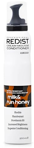 Redist Milk Therapy Cream Mousse Conditioner 200ml | cream leave-in foam | Leave-in-Mousse für weiches Haar | Entwirrungsmousse ohne Ausspülen | Haarpflegeschaum für Glanz und Seidige Weichheit