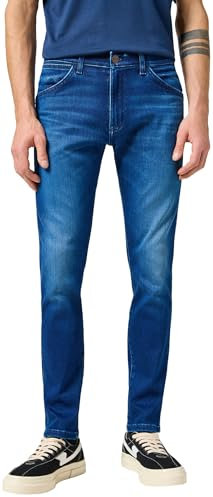 Wrangler Bryson Jeans, Blue Jam, 32W x 32L Uomo