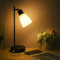 Lixada LED Tischlampe,Dimmbare Nachttischlampe mit Touch-Funktion, Tischlampen mit Ladefunktion USB A+C-Anschlüssen, Vintage Stil Leselicht für Schlafzimmer Wohnzimmer Babyzimmer Büro Kaffeetisch