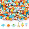 JUNEBRUSHS Space Radiergummi, 150 Stück Niedliche Mini Raumschiff Radiergummis für Kinder, Schüler, Preise, Schule, Hausaufgaben Geschenke