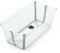 Stokke Flexi Bath, Soft Mint - Bañera plegable para bebé - Ligera, duradera y fácil de guardar - Práctica para usar en casa o de viaje - Para recién nacidos y bebés